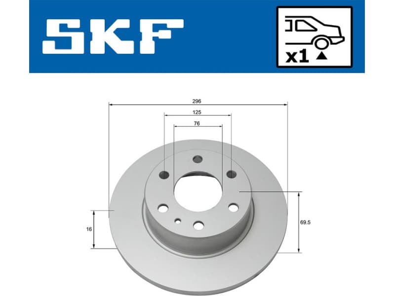 Brake Disc VKBD90321S1 - image 2