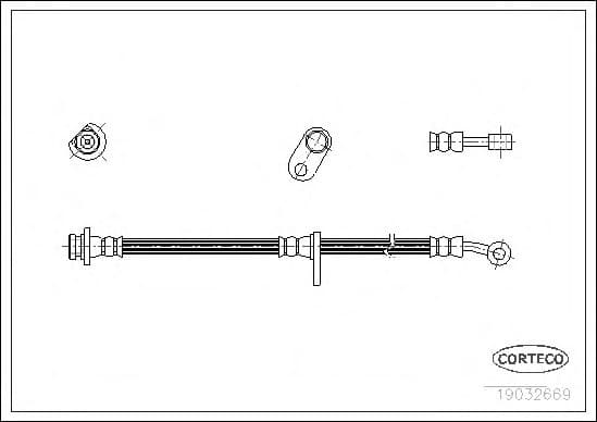 Brake Hose 19032669