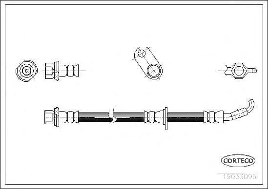 Brake Hose 19033096