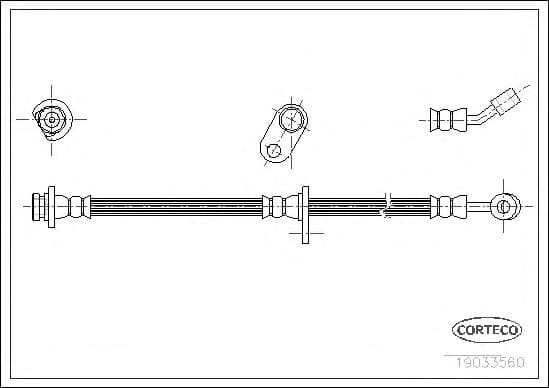 Brake Hose 19033560