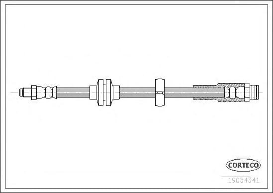 Brake Hose 19034341