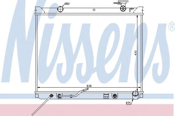 Radiator, engine cooling ** FIRST FIT ** 66682