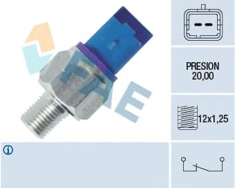 Sensor, oil pressure 18502