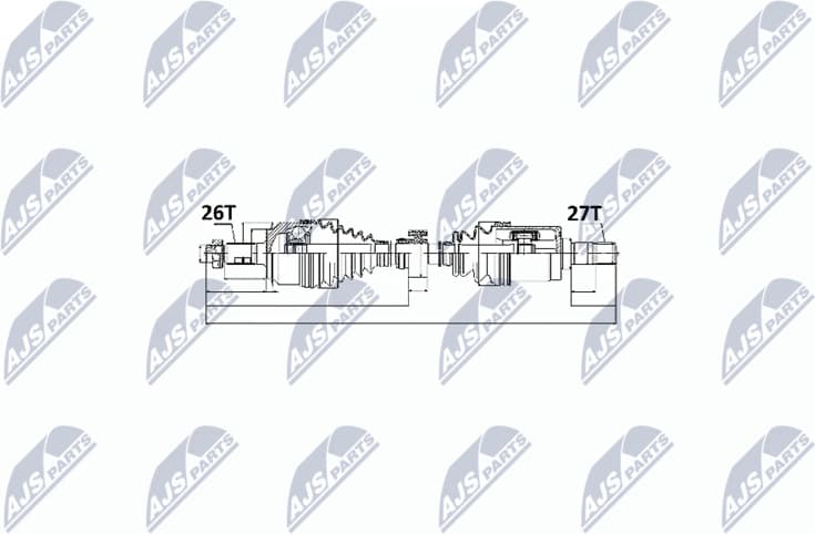 Drive Shaft NPW-HD-014