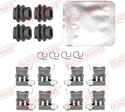 Accessory Kit, disc brake pad 109-0182