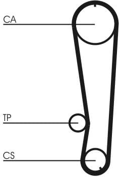 Timing Belt CT674 - image 2