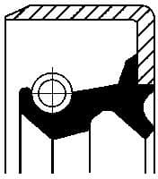 Shaft Seal, wheel hub 12012931B - image 2