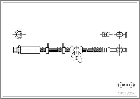 Brake Hose 19032868 - image 2