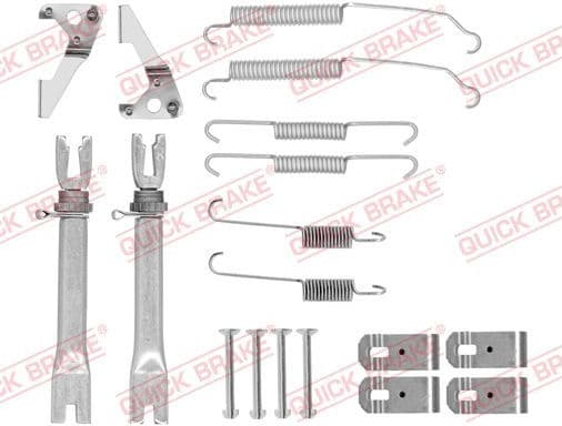 Accessory Kit, brake shoes 105-0015S