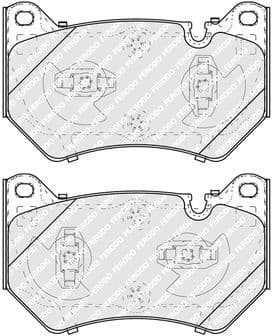 Brake pads front, Top Quality FDB5291