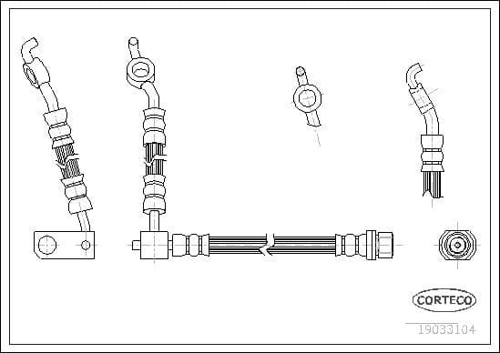 Brake Hose 19033104 - image 2