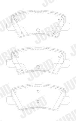 Brake Pad Set, disc brake 573811J - image 2