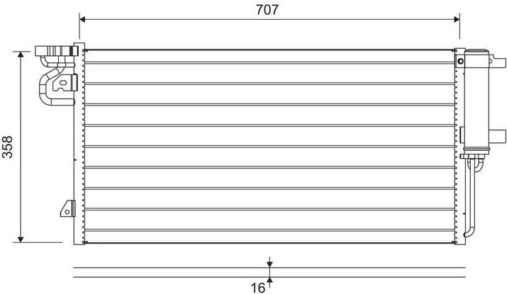 Condenser, air conditioning 822690