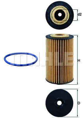 Filter oil OX978D