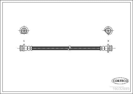 Brake Hose 19032985 - image 2