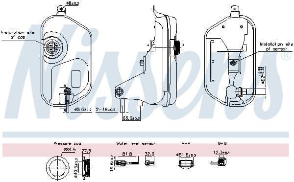 Expansion Tank, coolant ** FIRST FIT ** 996327