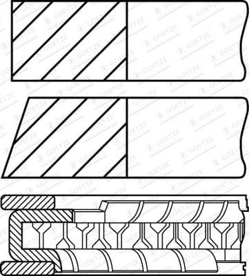 Piston Ring Set 08-430600-00