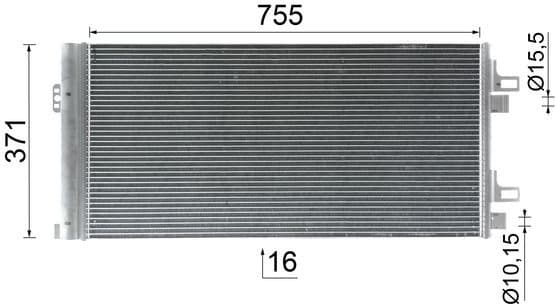 Condenser, air conditioning BEHR *** PREMIUM LINE *** AC 1122 000P - image 10