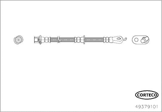 Brake Hose 49379101 - image 2