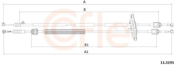 Cable Pull, manual transmission 92.11.3295