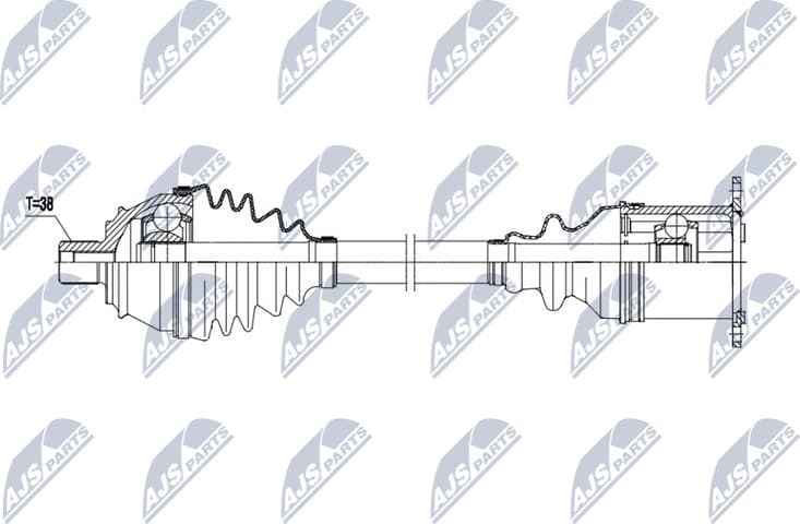 Drive Shaft NPW-AU-055 - image 2