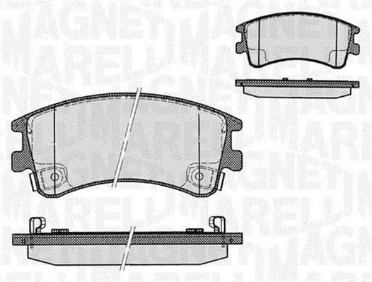 Brake Pad Set, disc brake 363916060295
