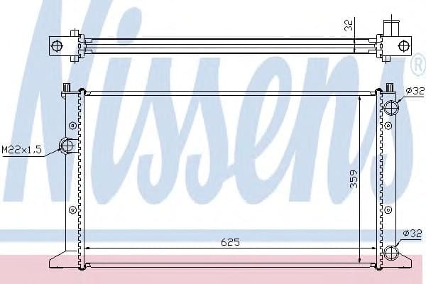 Radiator, engine cooling ** FIRST FIT ** 65266