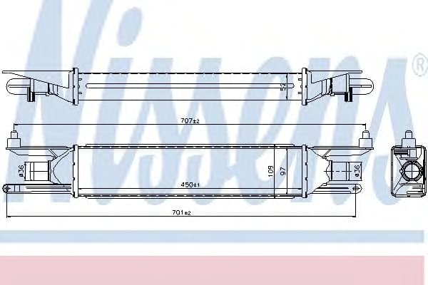 Charge Air Cooler ** FIRST FIT ** 96500