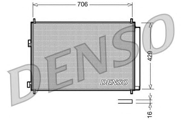 Condenser, air conditioning DCN50030