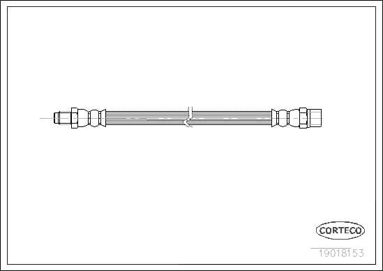 Brake Hose 19018153 - image 2