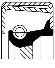Shaft Seal, oil pump 01020400B - image 2