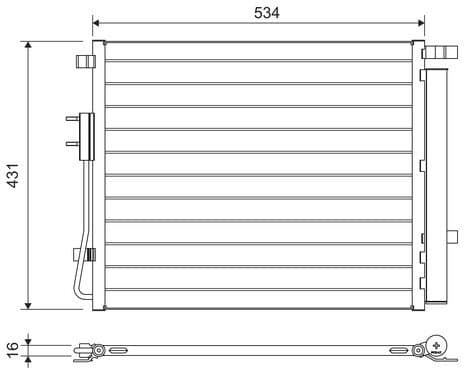 Condenser, air conditioning 814459