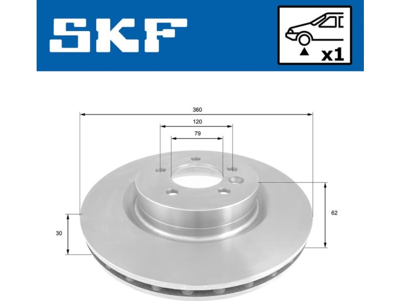 Brake Disc VKBD80219V1 - image 2