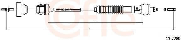 Cable Pull, clutch control 92.11.2280