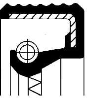 Seal, injection pump 20034237B - image 2