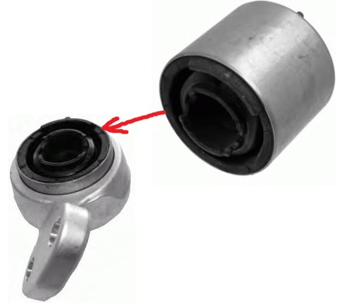 Silentblock front axle 26589 01