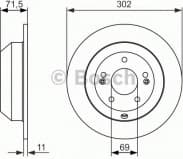 Brake Disc 0986479081