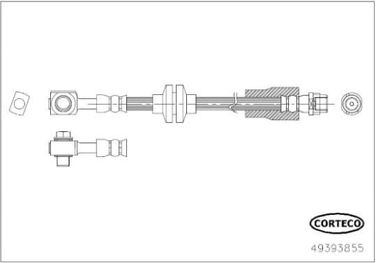 Brake Hose 49393855 - image 2