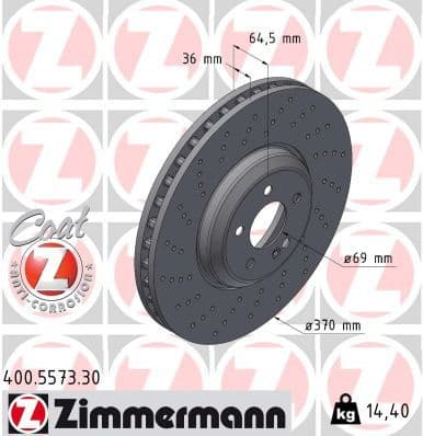 Brake Disc FORMULA S 400.5573.30