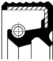 Shaft Seal, wheel hub 12011150B - image 2