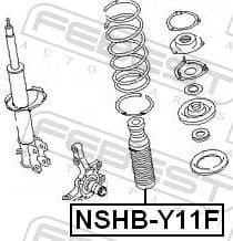 Protective Cap/Bellow, shock absorber NSHB-Y11F - image 2