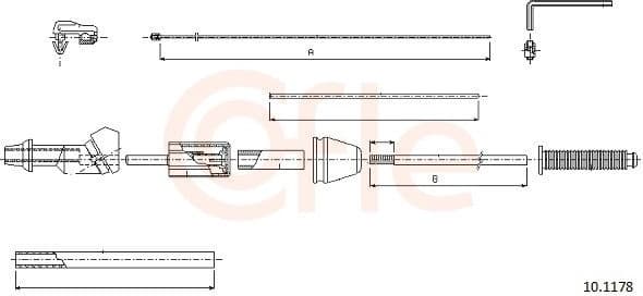 Accelerator Cable 92.10.1178
