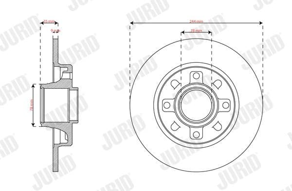 Brake Disc 563402J-1