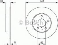 Brake Disc 0986478444