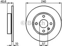 Brake Disc 0986478731