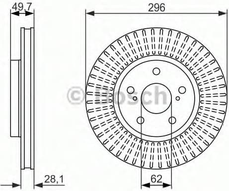 Brake Disc 0986479633