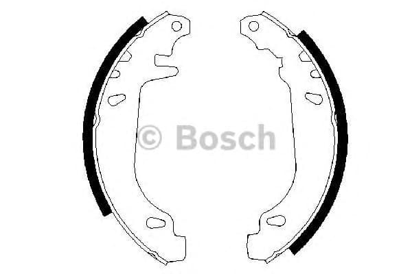 Brake Shoe Set 0986487272