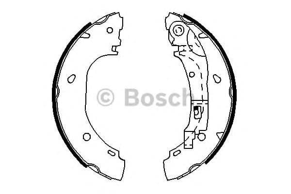 Brake Shoe Set 0986487701