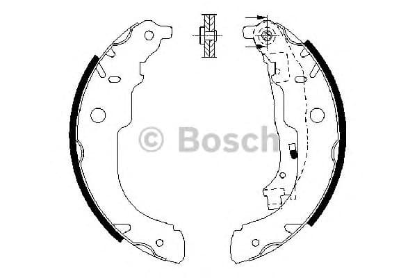 Brake Shoe Set 0986487721