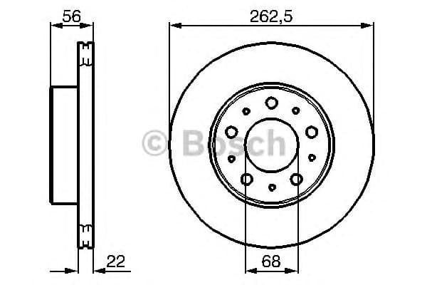 Brake Disc 0986478283